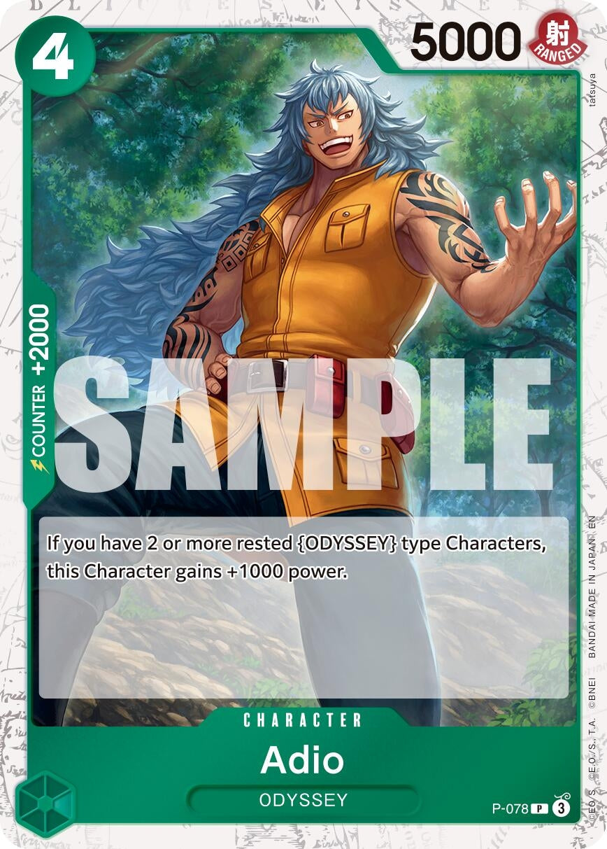 Image for Adio (Pirate Foil) (P-078) (Premium Booster -The Best- Vol. 2) (PRB-02) - One Piece Card Game
