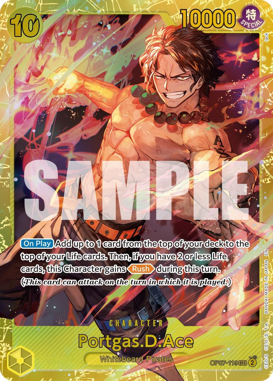 Image for Portgas.D.Ace - OP07-119 (Reprint) (OP07-119) (Premium Booster -The Best- Vol. 2) (PRB-02) - One Piece Card Game