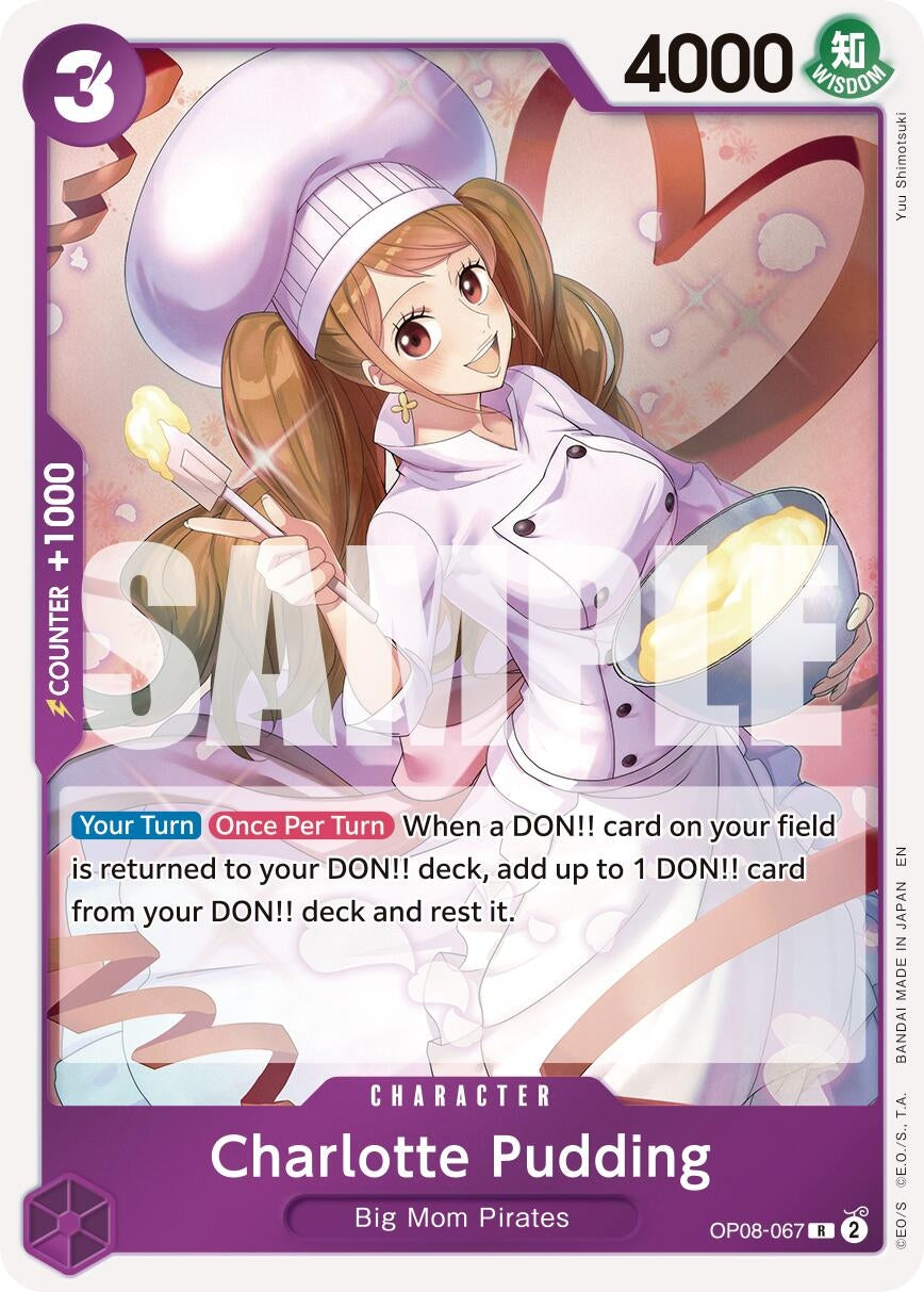 Image for Charlotte Pudding - OP08-067 (Reprint) (OP08-067) (Premium Booster -The Best- Vol. 2) (PRB-02) - One Piece Card Game
