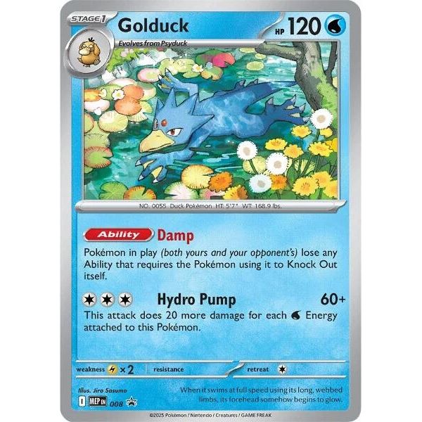 Image for Golduck - 008 (008) (ME: Mega Evolution Promo) - Pokemon