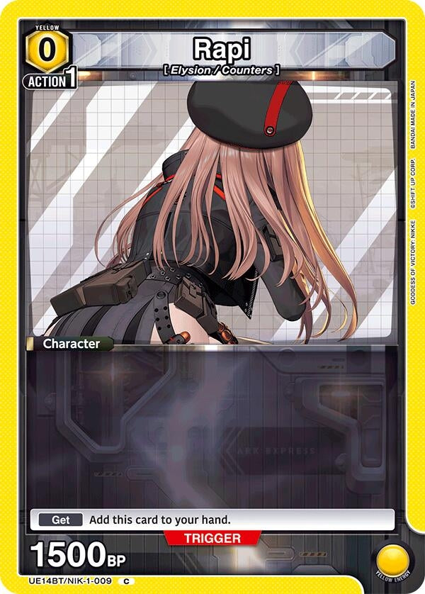 Image for Rapi (009) (UE14BT/NIK-1-009) (UE14BT: GODDESS OF VICTORY: NIKKE) (UE14BT) - Union Arena