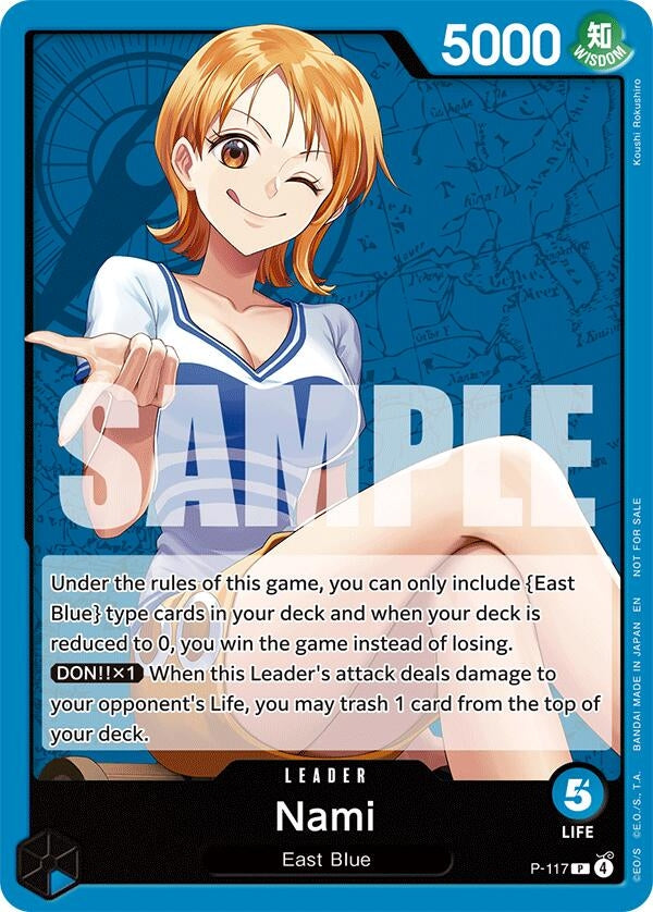 Image for Nami - P-117 (P-117) (One Piece Promotion Cards) (OP-PR) - One Piece Card Game