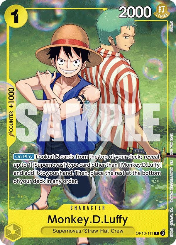 Image for Monkey.D.Luffy (Learn Together Deck Set - Set Sail Event) (OP10-111) (One Piece Promotion Cards) (OP-PR) - One Piece Card Game