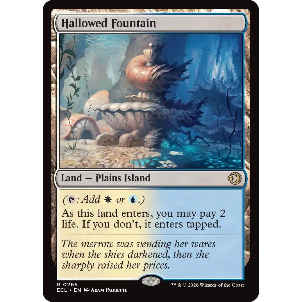 Image for Hallowed Fountain (265) (Lorwyn Eclipsed) - Magic: The Gathering