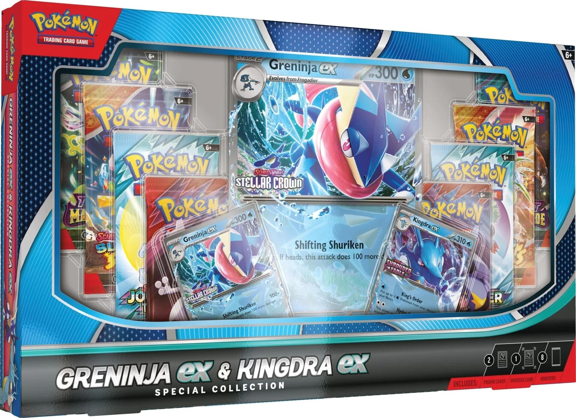 Image for Greninja EX & Kingdra EX Special Collection Box - Pokemon