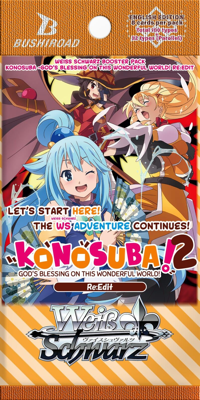 Image for KONOSUBA -God’s blessing on this wonderful world! Re:Edit Booster Pack - Weiss Schwarz