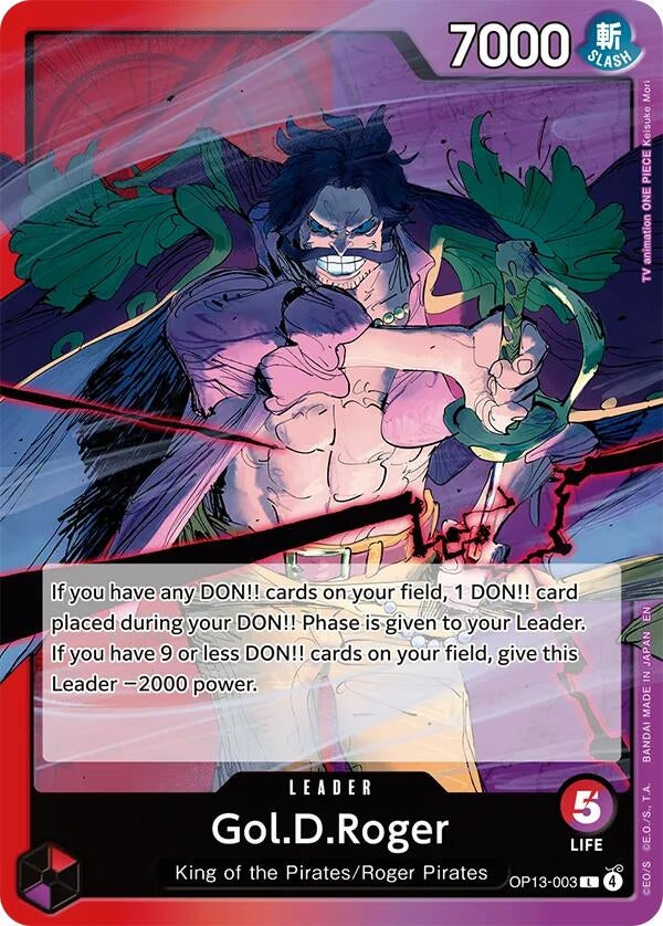 Image for Gol.D.Roger (003) (OP13-003) (Carrying On His Will) (OP13) - One Piece Card Game