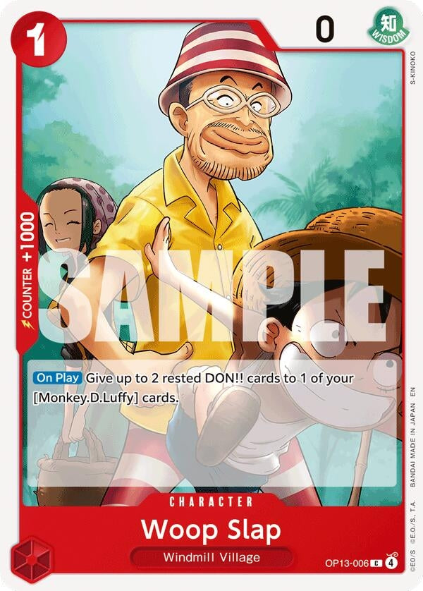 Image for Woop Slap (OP13-006) (Carrying On His Will) (OP13) - One Piece Card Game