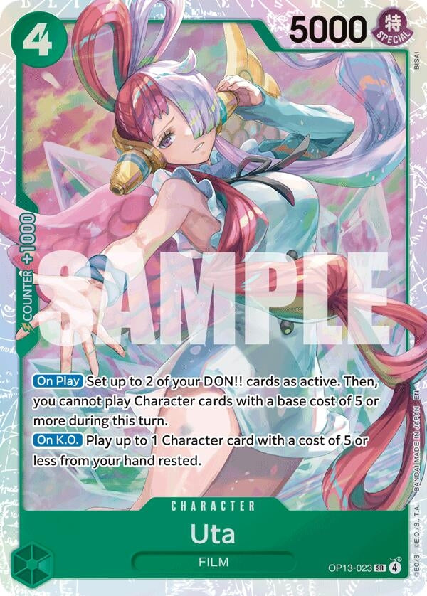 Image for Uta (OP13-023) (Carrying On His Will) (OP13) - One Piece Card Game