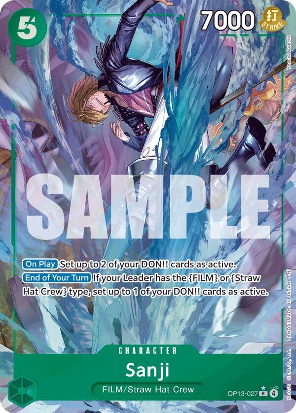 Sanji (Alternate Art) (OP13-027) (Carrying On His Will)