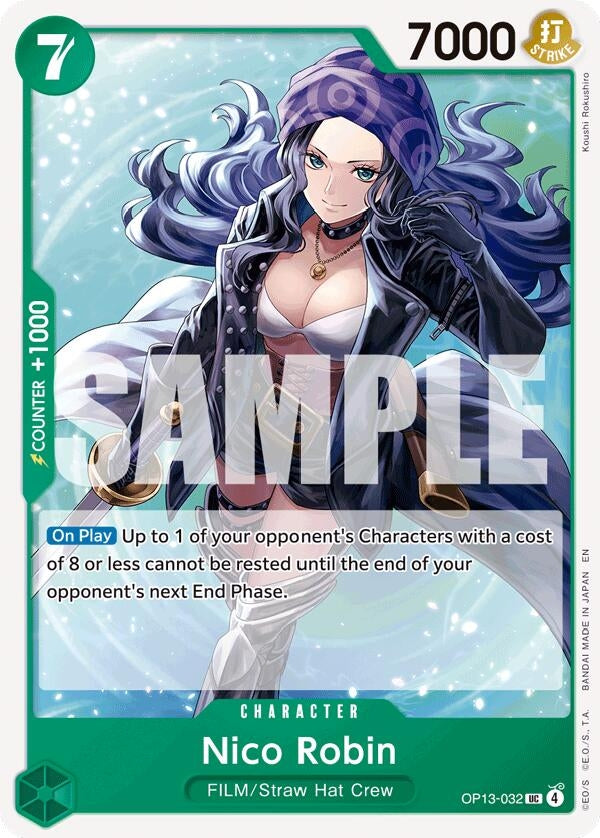 Image for Nico Robin (OP13-032) (Carrying On His Will) (OP13) - One Piece Card Game