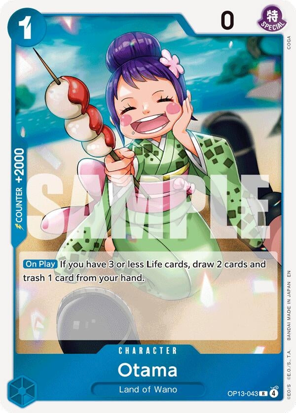 Image for Otama (OP13-043) (Carrying On His Will) (OP13) - One Piece Card Game