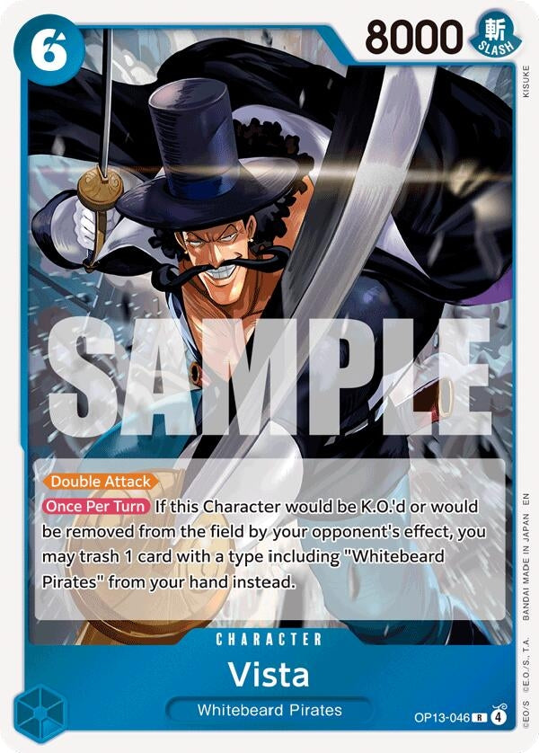 Image for Vista (OP13-046) (Carrying On His Will) (OP13) - One Piece Card Game