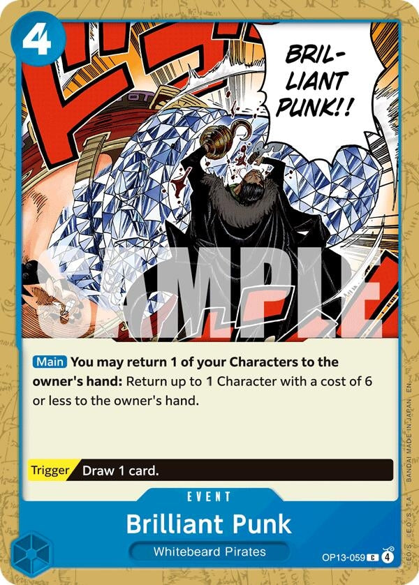 Image for Brilliant Punk (OP13-059) (Carrying On His Will) (OP13) - One Piece Card Game