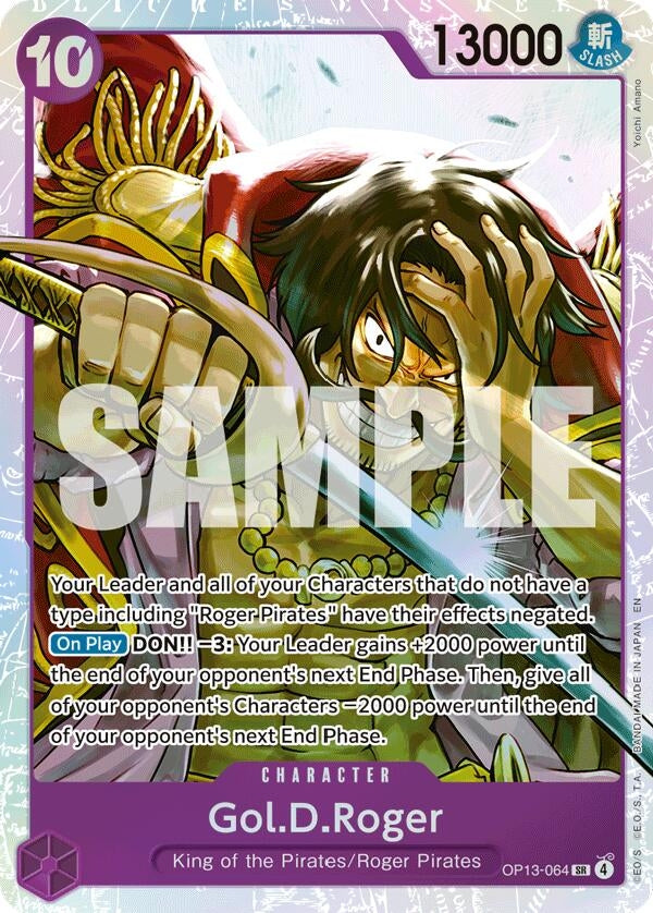 Gol.D.Roger (064) (OP13-064) (Carrying On His Will)
