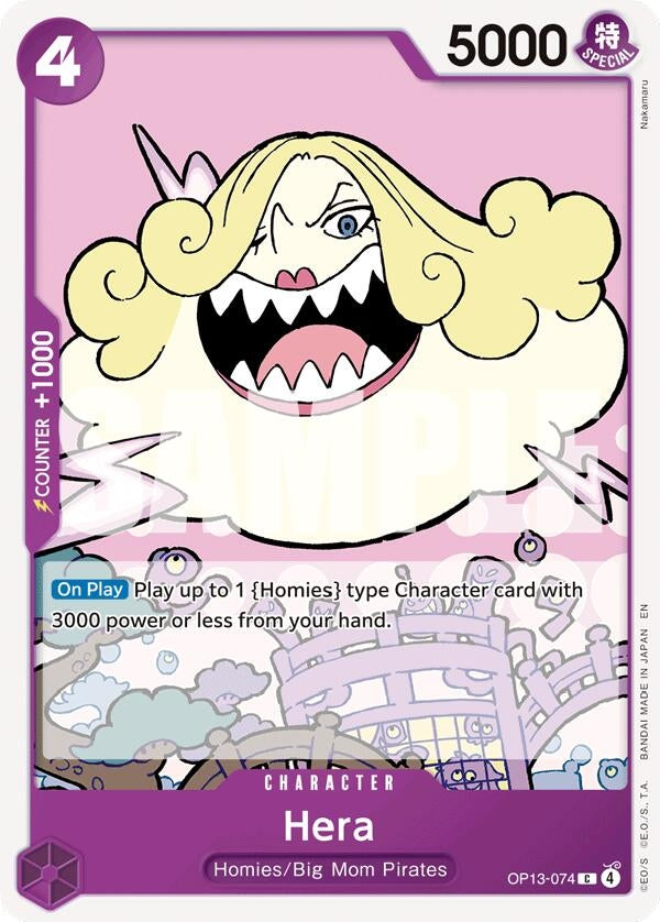 Image for Hera (OP13-074) (Carrying On His Will) (OP13) - One Piece Card Game