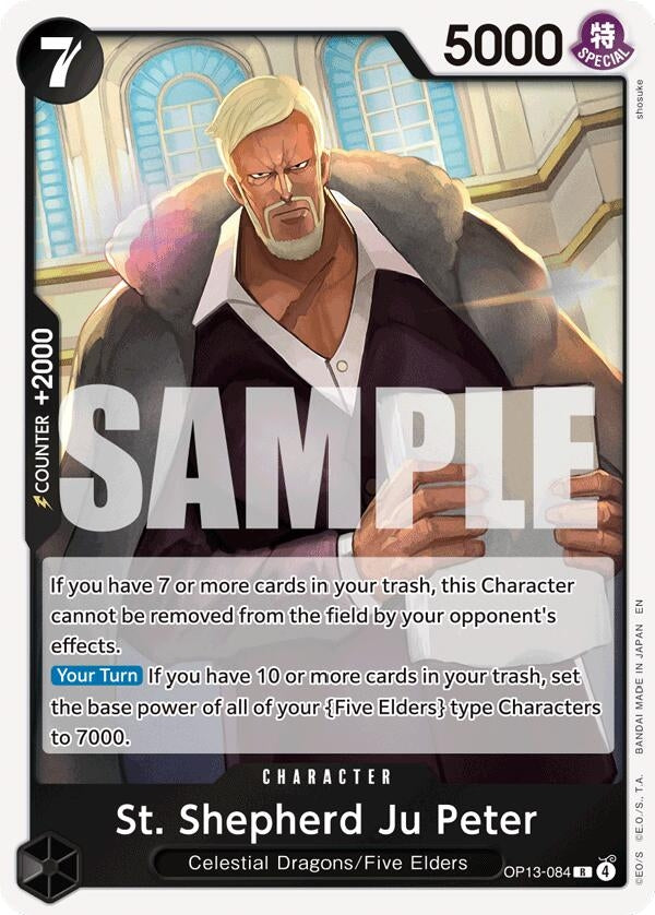 Image for St. Shepherd Ju Peter (OP13-084) (Carrying On His Will) (OP13) - One Piece Card Game