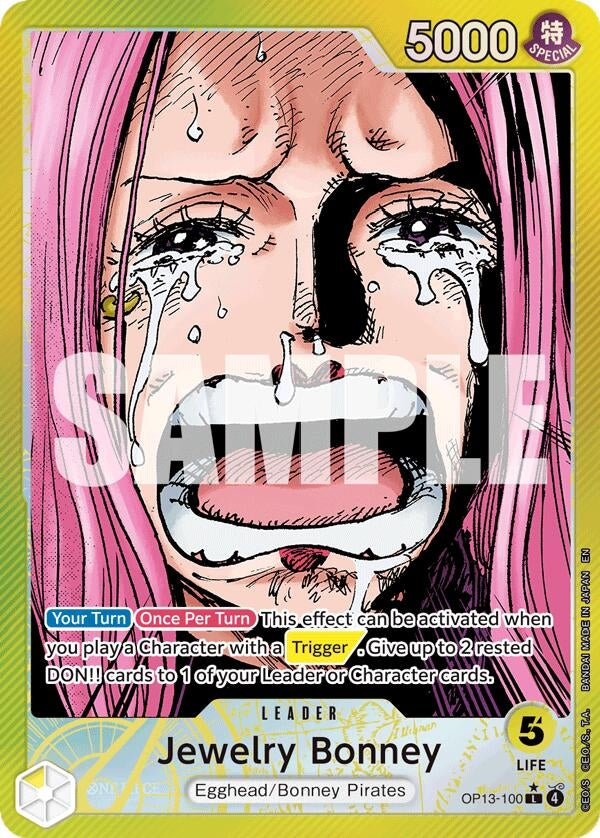 Image for Jewelry Bonney (100) (Alternate Art) (OP13-100) (Carrying On His Will) (OP13) - One Piece Card Game