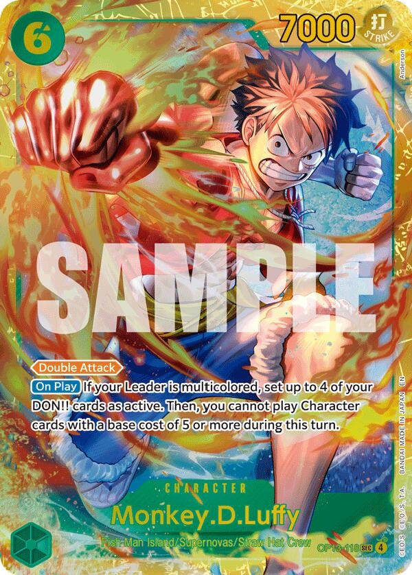 Image for Monkey.D.Luffy (118) (OP13-118) (Carrying On His Will) (OP13) - One Piece Card Game