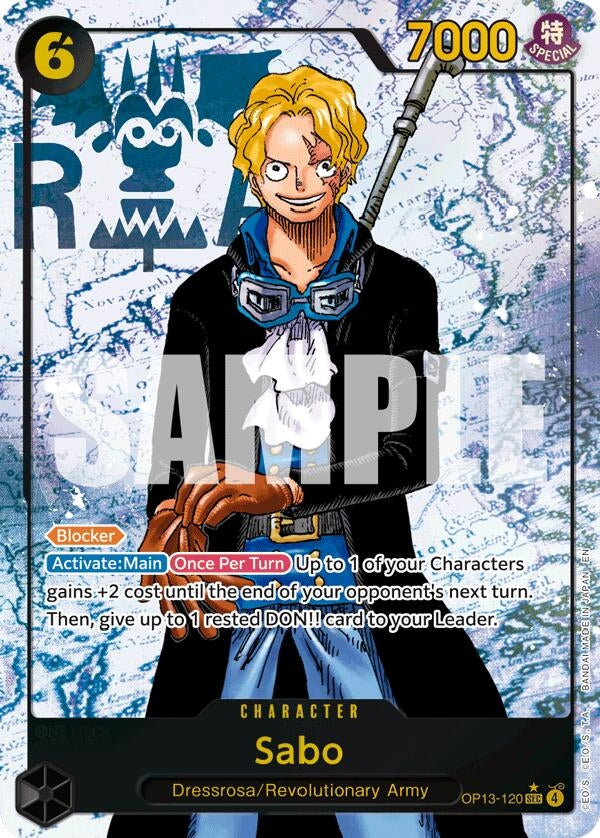 Image for Sabo (120) (Parallel) (OP13-120) (Carrying On His Will) (OP13) - One Piece Card Game