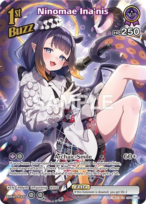 Image for Ninomae Ina'nis (UR) (hBP02-064) (Quintet Spectrum) (BP02E) - Hololive