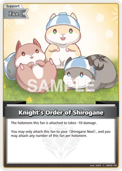 Image for Knight's Order of Shirogane (C) (hBP02-100) (Quintet Spectrum) (BP02E) - Hololive