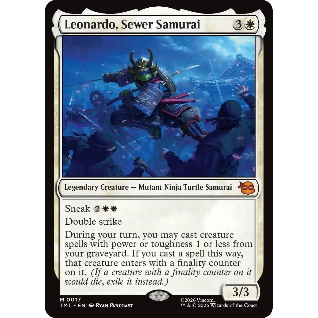 Image for Leonardo, Sewer Samurai (17) (Teenage Mutant Ninja Turtles) - Magic: The Gathering