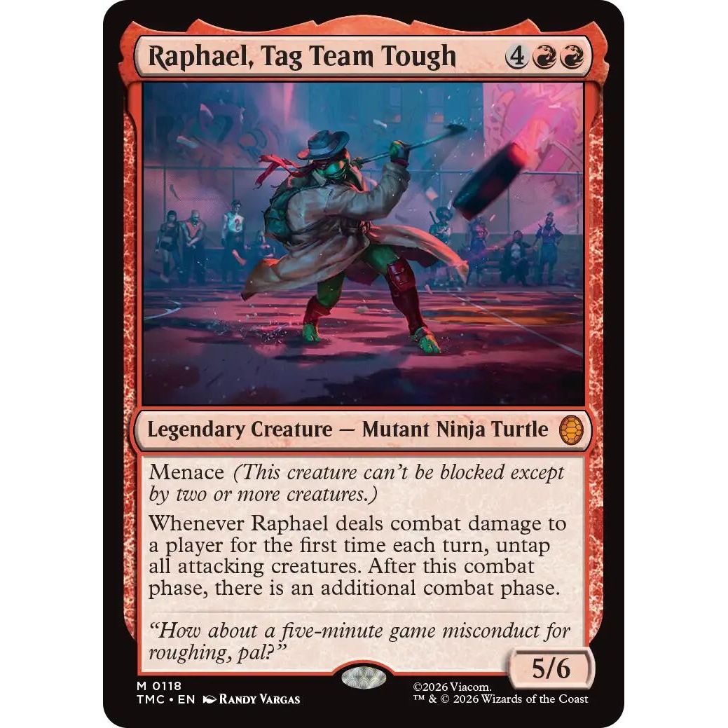 Image for Raphael, Tag Team Tough (118) (Teenage Mutant Ninja Turtles) - Magic: The Gathering
