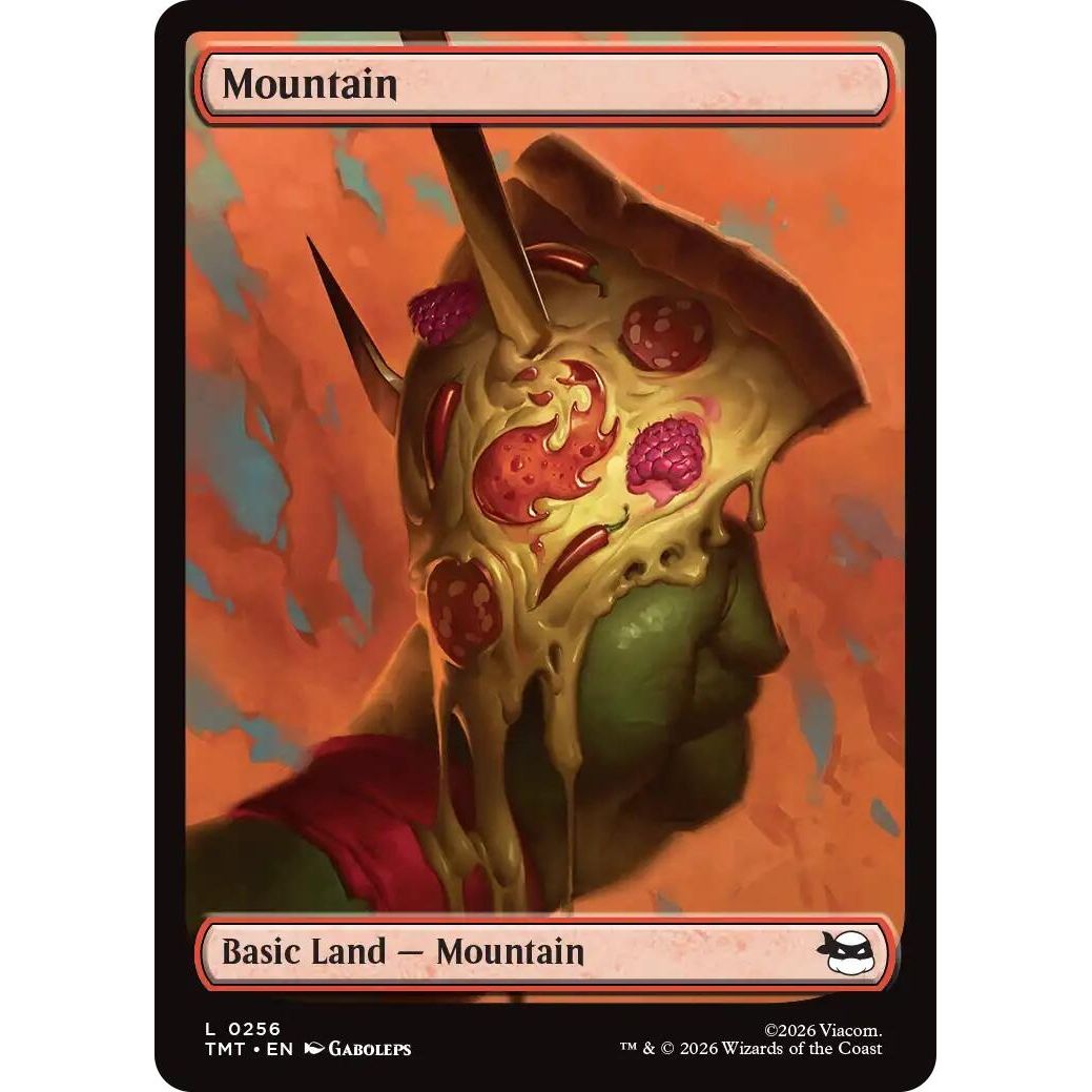Image for Mountain (0256) (256) (Teenage Mutant Ninja Turtles) - Magic: The Gathering
