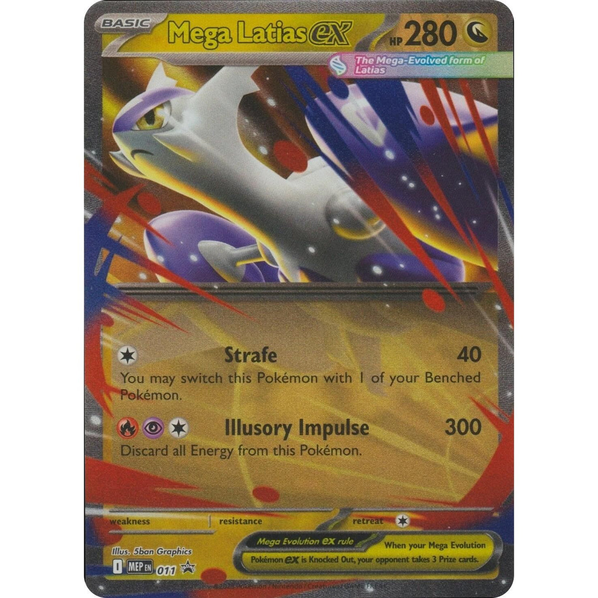 Image for Mega Latias ex - 011 (011) (ME: Mega Evolution Promo) - Pokemon