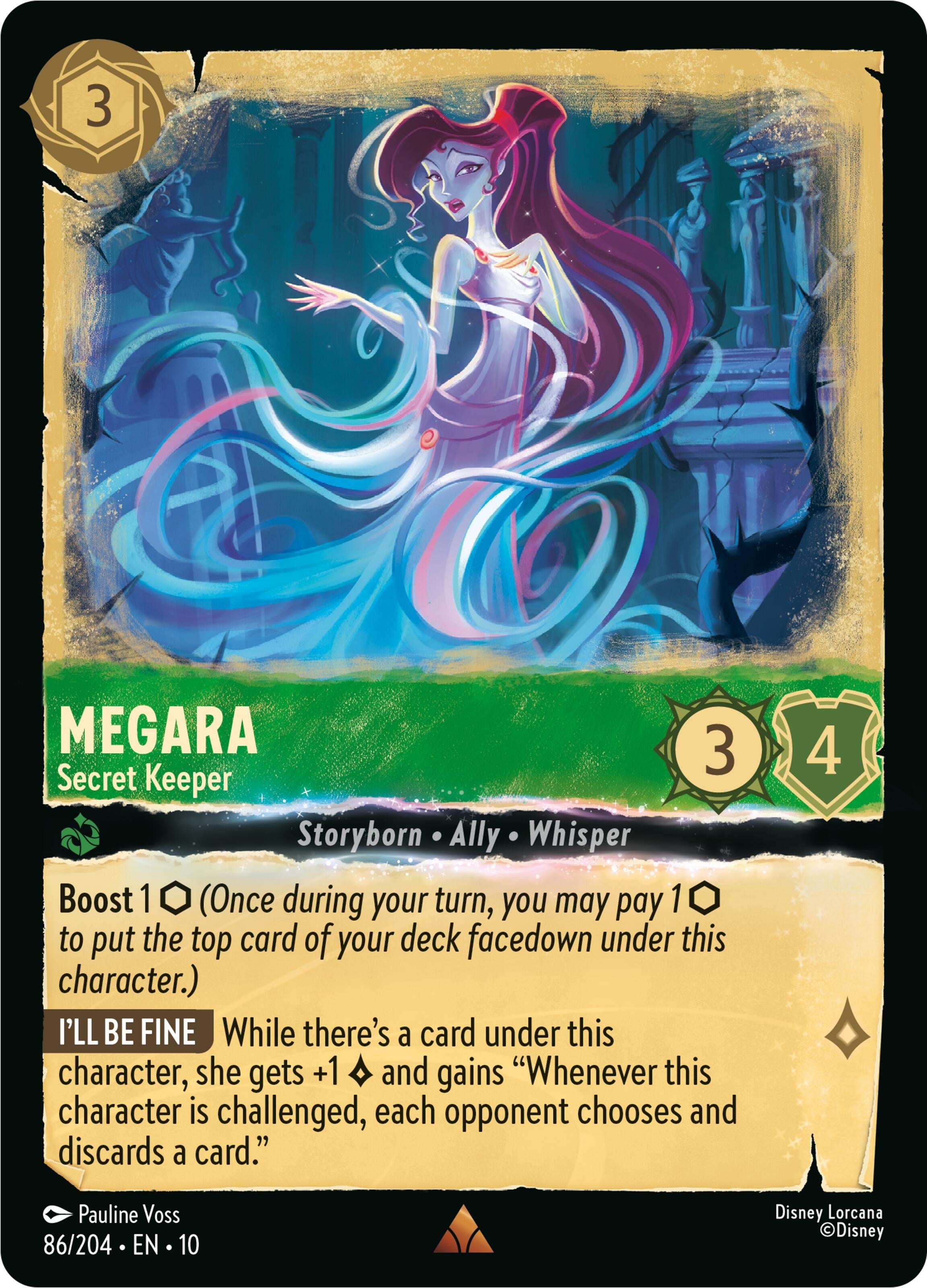 Image for Megara - Secret Keeper (86/204) (Whispers in the Well) (10) - Disney Lorcana