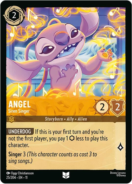 Image for Angel - Siren Singer (25/204) (Winterspell) (11) - Disney Lorcana