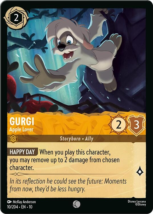 Image for Gurgi - Apple Lover (10/204) (Whispers in the Well) (10) - Disney Lorcana