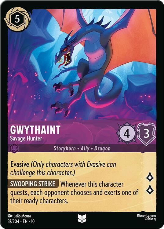 Image for Gwythaint - Savage Hunter (37/204) (Whispers in the Well) (10) - Disney Lorcana