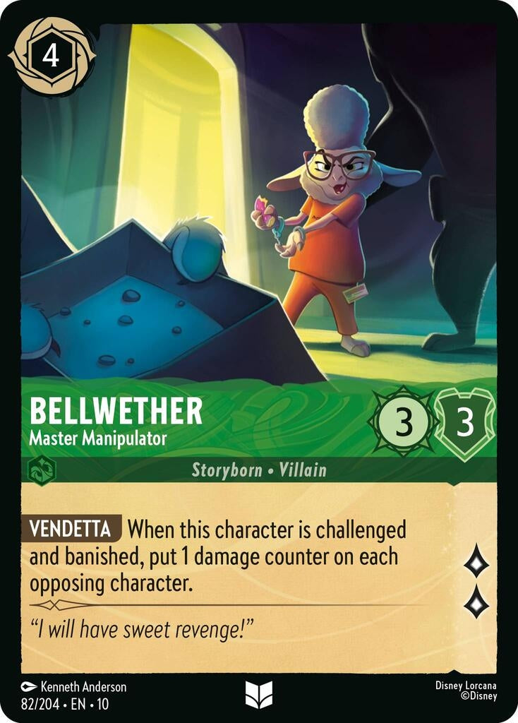 Image for Bellwether - Master Manipulator (82/204) (Whispers in the Well) (10) - Disney Lorcana