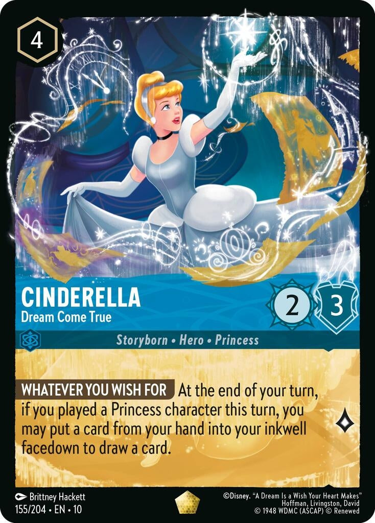 Image for Cinderella - Dream Come True (155/204) (Whispers in the Well) (10) - Disney Lorcana