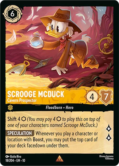 Image for Scrooge McDuck - Cavern Prospector (18/204) (Whispers in the Well) (10) - Disney Lorcana