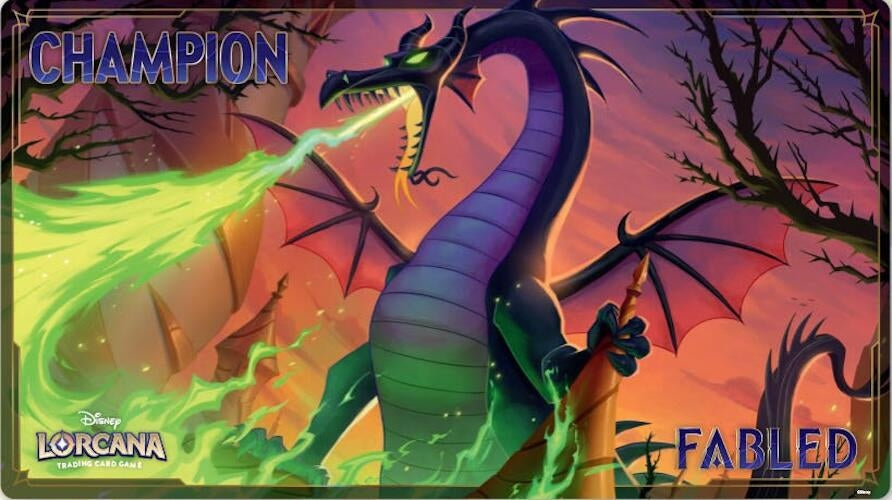 Image for Disney Lorcana: Maleficent - Monstrous Dragon Playmat (Champion) - Playmats