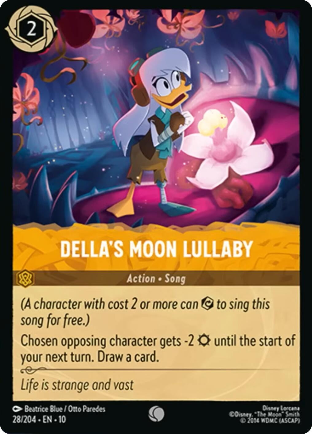 Image for Della's Moon Lullaby (28/204) (Whispers in the Well) (10) - Disney Lorcana
