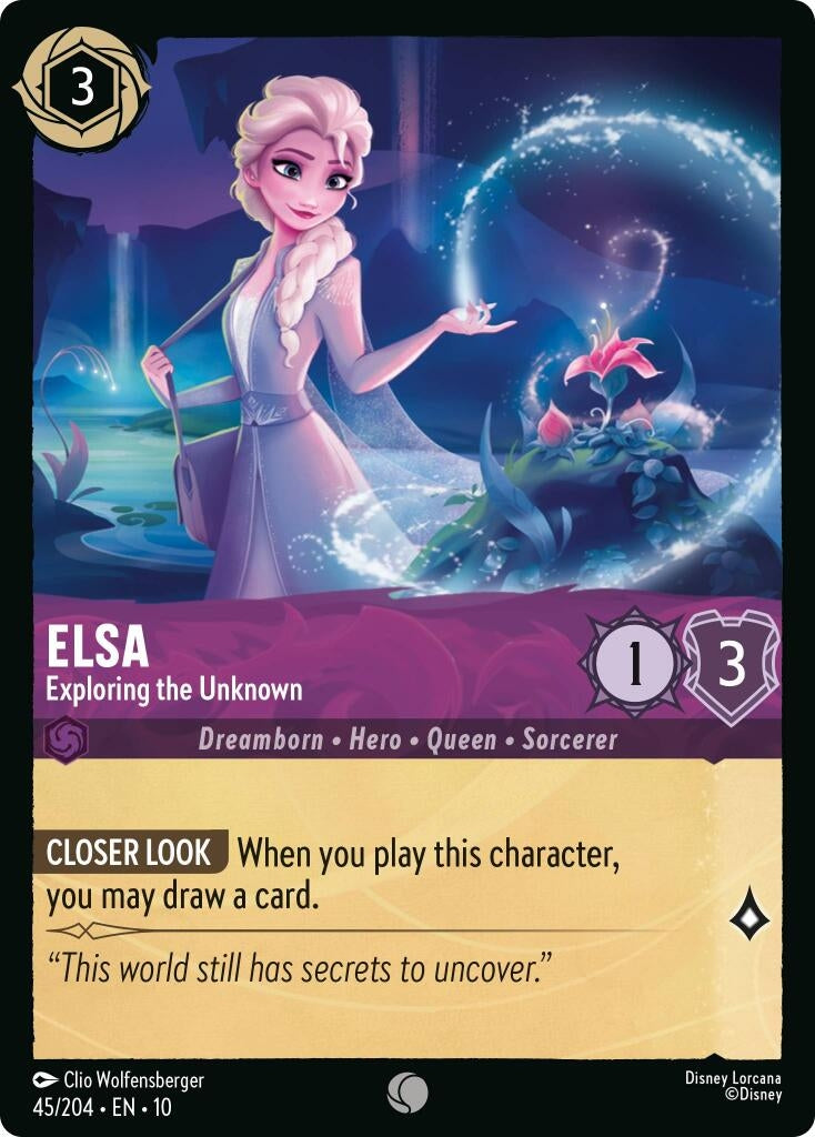 Image for Elsa - Exploring the Unknown (45/204) (Whispers in the Well) (10) - Disney Lorcana