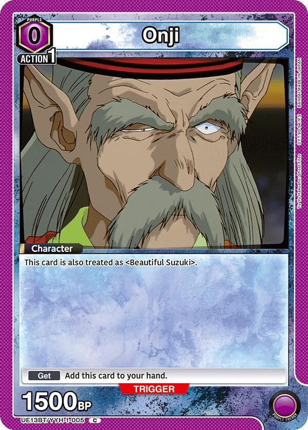Image for Onji (UE13BT/YYH-1-005) (UE13BT: Yu Yu Hakusho: Ghost Files) (UE13BT) - Union Arena
