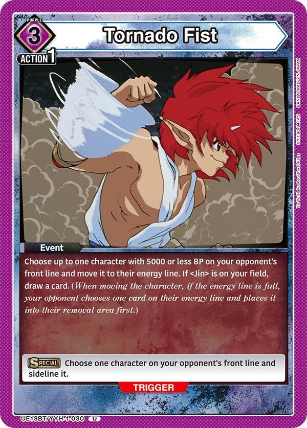 Image for Tornado Fist (UE13BT/YYH-1-030) (UE13BT: Yu Yu Hakusho: Ghost Files) (UE13BT) - Union Arena
