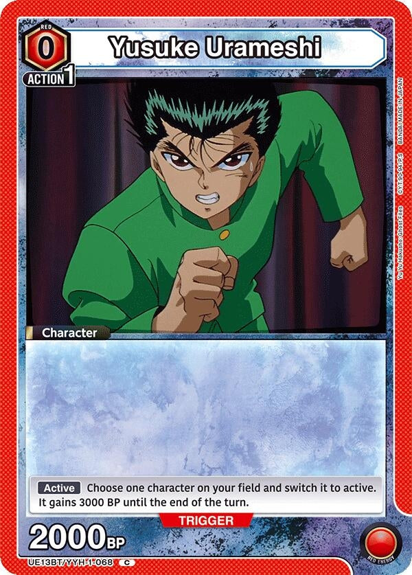 Image for Yusuke Urameshi (068) (UE13BT/YYH-1-068) (UE13BT: Yu Yu Hakusho: Ghost Files) (UE13BT) - Union Arena