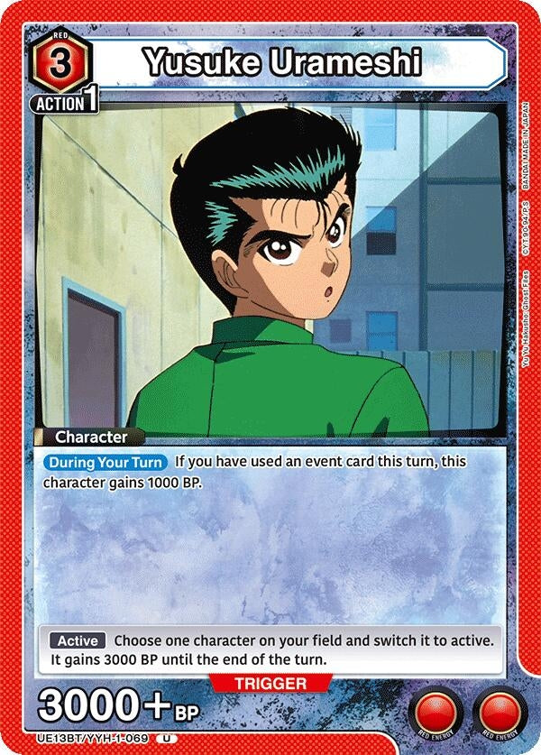 Image for Yusuke Urameshi (069) (UE13BT/YYH-1-069) (UE13BT: Yu Yu Hakusho: Ghost Files) (UE13BT) - Union Arena