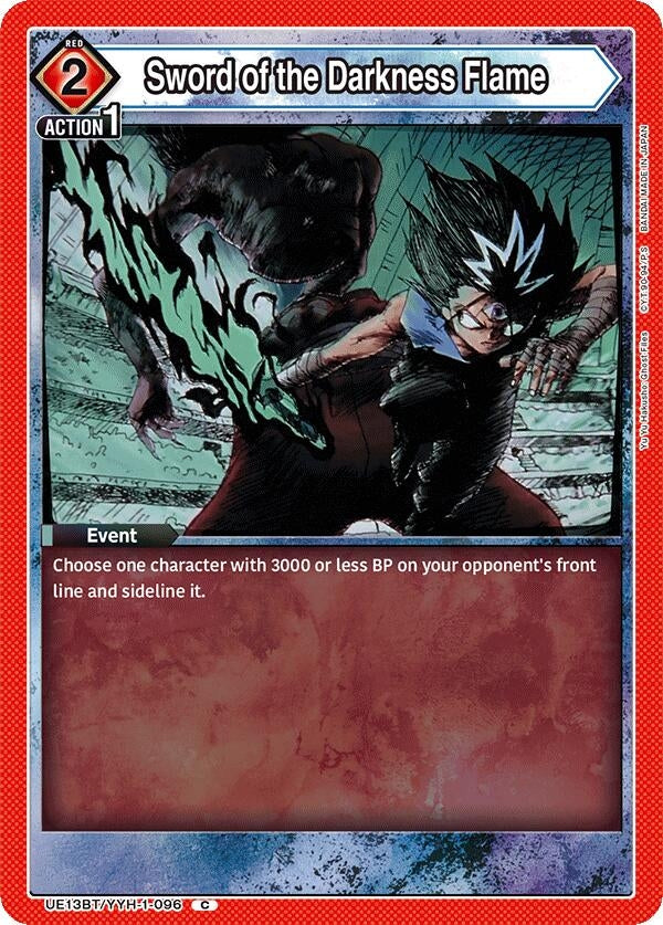 Image for Sword of the Darkness Flame (UE13BT/YYH-1-096) (UE13BT: Yu Yu Hakusho: Ghost Files) (UE13BT) - Union Arena