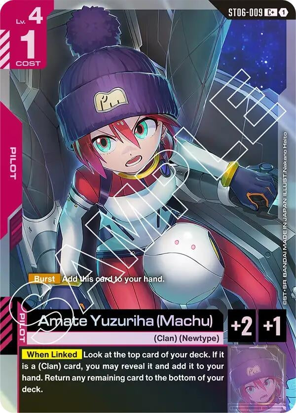 Image for Amate Yuzuriha (Machu) (C+) (ST06-009) (Starter Deck 06: Clan Unity) (ST06) - Gundam Card Game