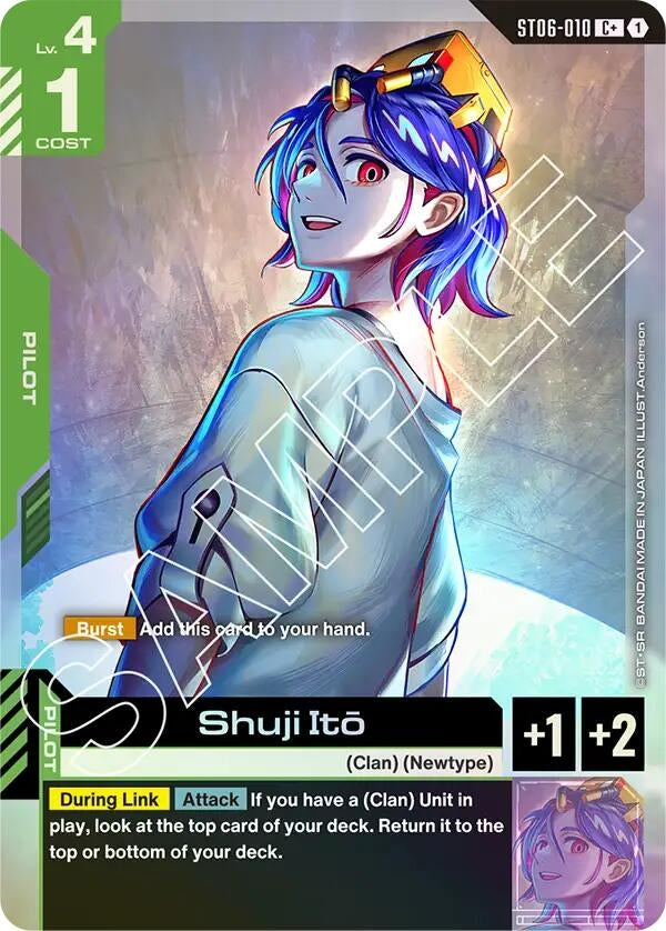 Image for Shuji Ito (C+) (ST06-010) (Starter Deck 06: Clan Unity) (ST06) - Gundam Card Game