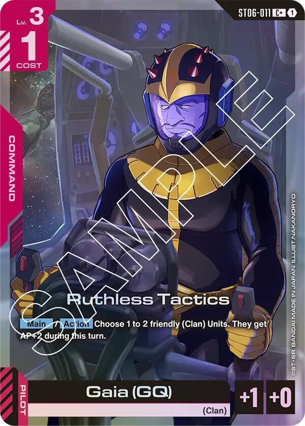 Image for Ruthless Tactics (C+) (ST06-011) (Starter Deck 06: Clan Unity) (ST06) - Gundam Card Game