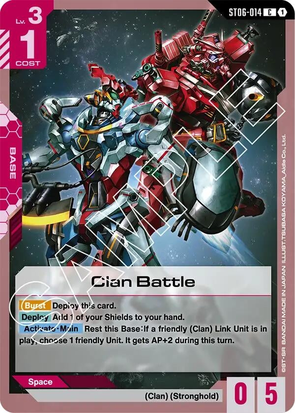 Image for Clan Battle (ST06-014) (Starter Deck 06: Clan Unity) (ST06) - Gundam Card Game