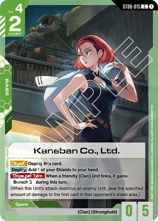 Image for Kaneban Co., Ltd. (ST06-015) (Starter Deck 06: Clan Unity) (ST06) - Gundam Card Game